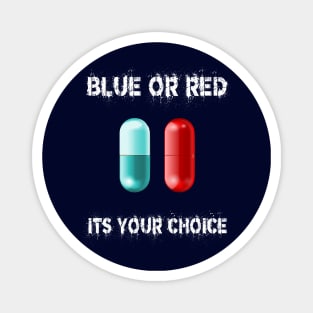 Matrix Blue Pill Red Choice Magnet